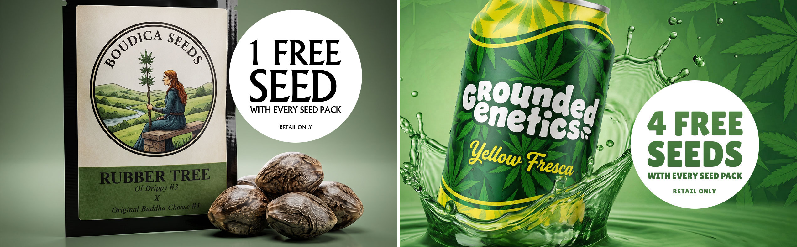 Buy any Seed pack and get 5 free seeds 