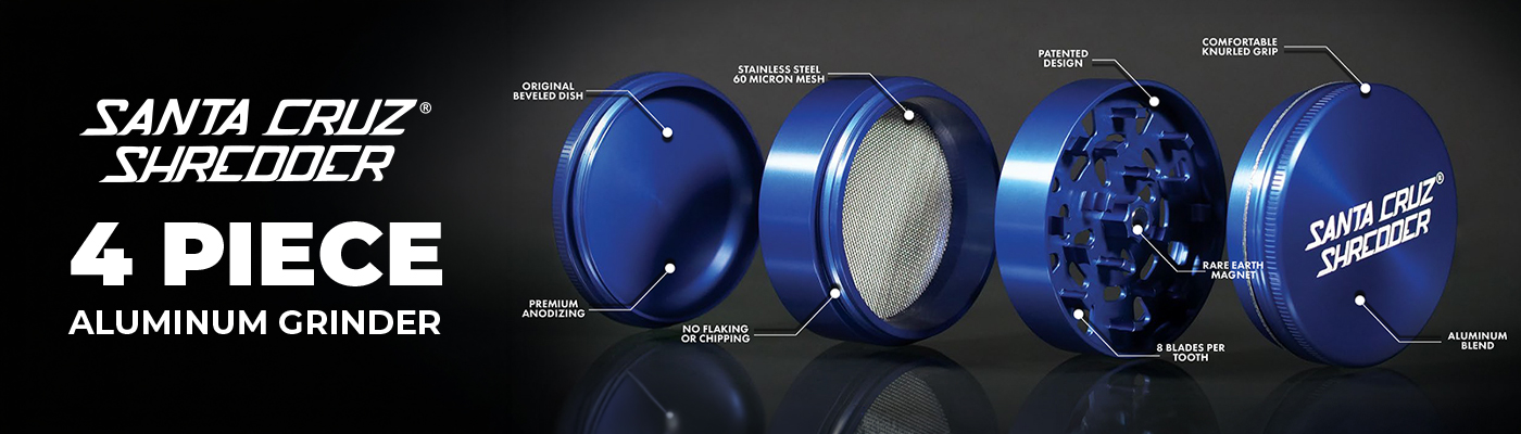 4 Piece Aluminium Grinders