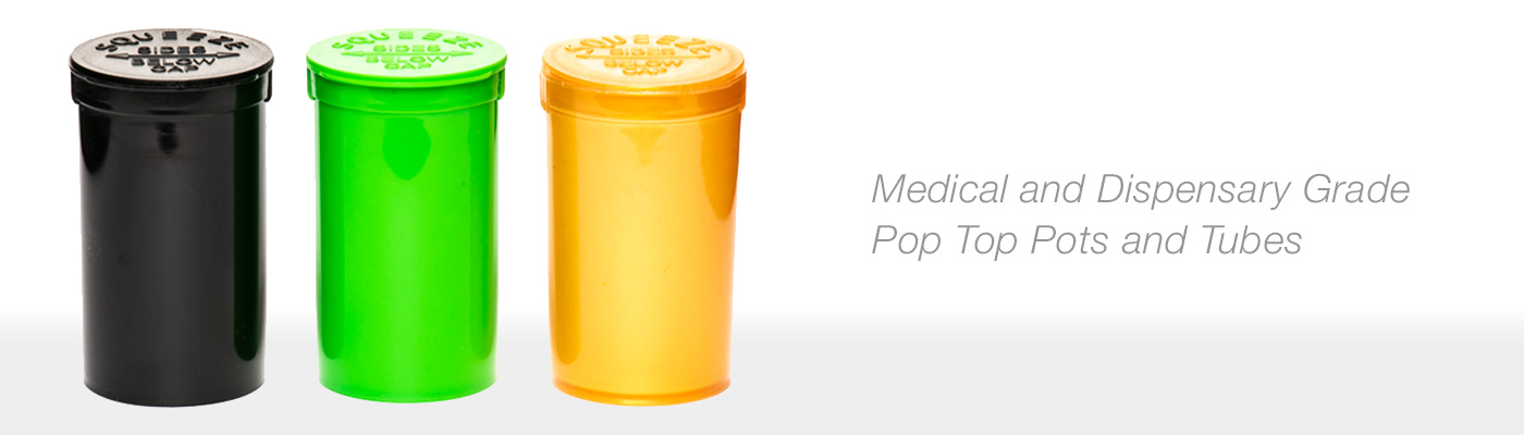 Pop Top Medical Containers