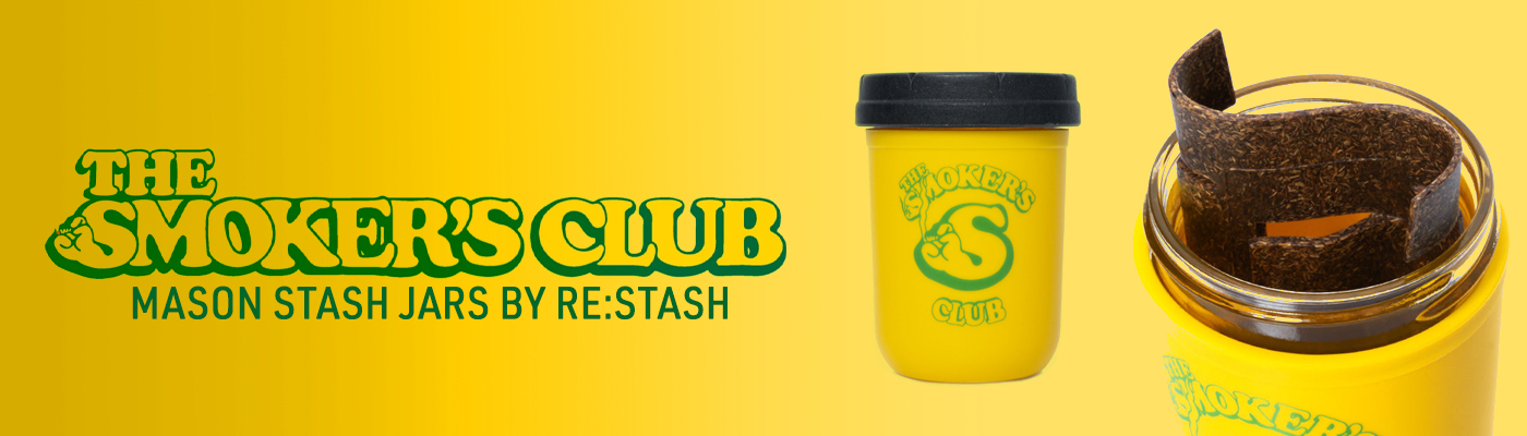 The Smokers Club Mason Jars by Re-Stash