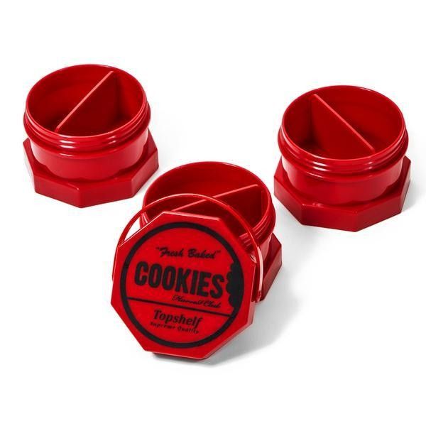 Wholesale Cookies 3 Parts Red Stacked Regular Storage Jar