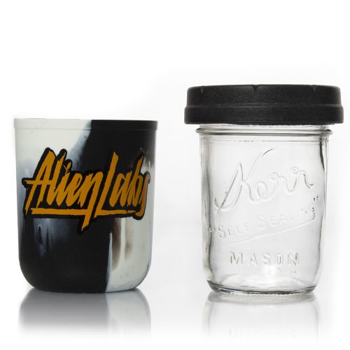 You Are Not Alone 8oz AlienLabs Mason Stash Jar by RE:STASH