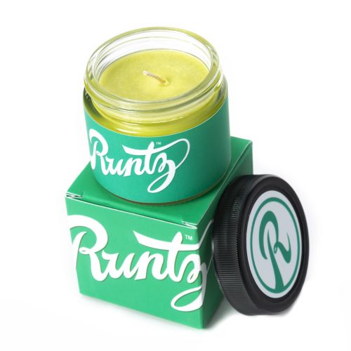 Soy Aromatherapy Candle by Runtz - Green
