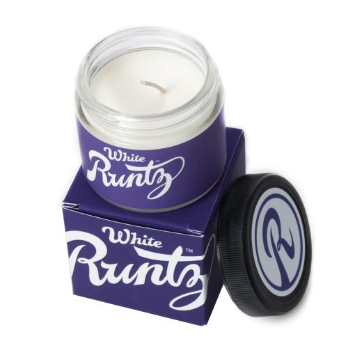 Soy Aromatherapy Candle by Runtz - White