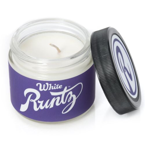 Soy Aromatherapy Candle by Runtz - White