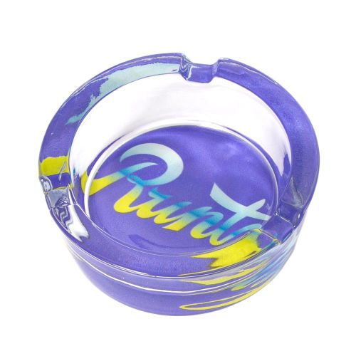 Script Glass Ashtray By Runtz