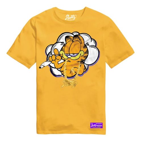 Baked Cat T-Shirt By Runtz - Gold