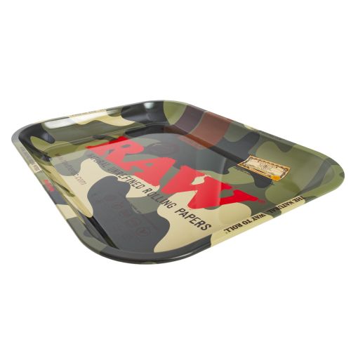 Large Green Camo Rolling Tray by RAW