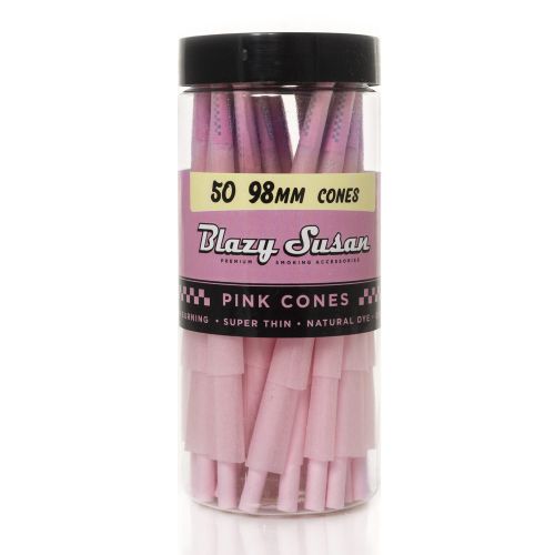 Blazy Susan Vegan Pre Rolled Cones -  Pink Box 50