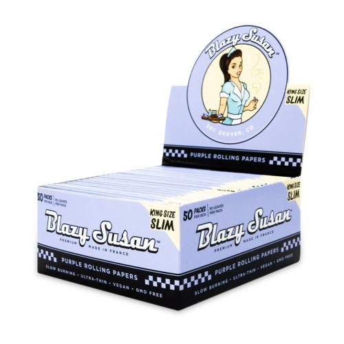 Blazy Susan Purple King Size Slim Rolling Papers