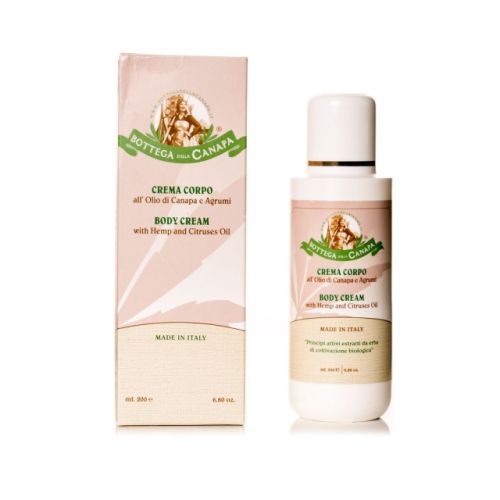 Body Cream With Citruses And Hemp Oil by Bottega Della Canapa