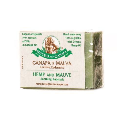 Hemp Soap With Mauve by Bottega Della Canapa