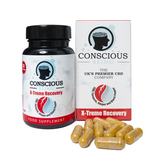X-Treme Recovery CBD Capsules by Conscious Being 