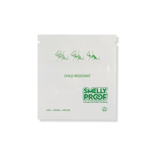 Child Resistant White Storage Bags by Smelly Proof Bags