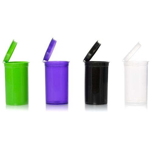 Pop Top Squeeze Container Pots 19 Dram Vial Bottle