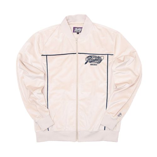 Cream Worldwide Tricot Velour Tracksuit Jacket by Runtz