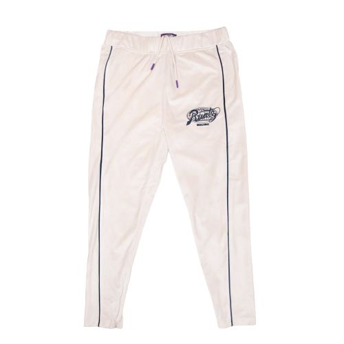 Cream Worldwide Tricot Velour Tracksuit Bottoms by Runtz