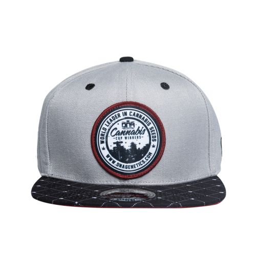 Custom 6 Panel Snapback Hat - World Leader by DNA Genetics 