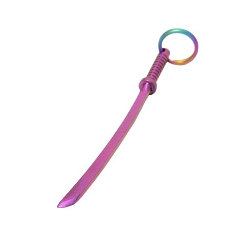 Titanium Pink Samurai Sword Dab Tool by Pure Sativa 