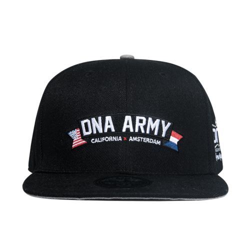 Custom 6 Panel Snapback Hat - DNA Army by DNA Genetics 