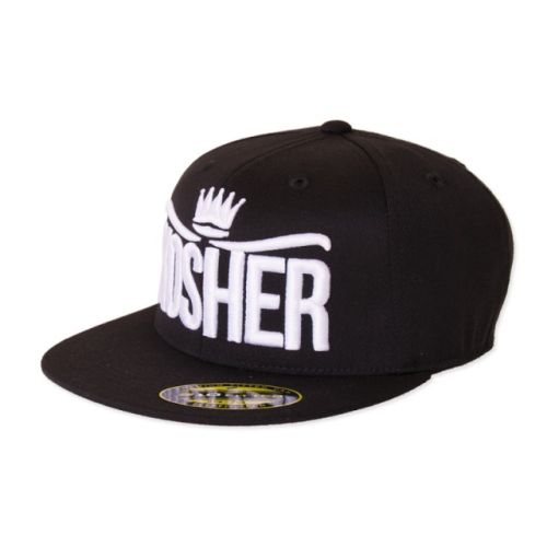 Flat Bill Stretch Fit Kosher Hat by DNA Genetics