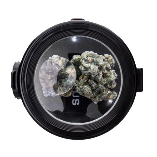 Eclipse Black Illuminated Storage Jar by Smokus Focus