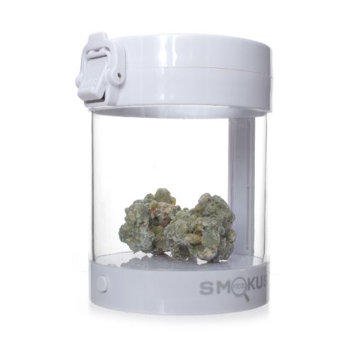 Eclipse White Illuminated Storage Jar by Smokus Focus