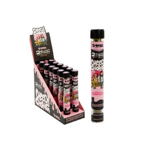 G-Rollz Cheech & Chong Hemp Blunts Strawberry Cheesecake 