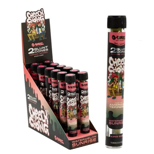 G-Rollz Cheech & Chong Hemp Blunts Watermelon Sunrise