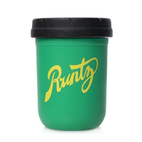 Green & Yellow 8oz Runtz Mason Stash Jar by RE:STASH - DISCONTINUED 