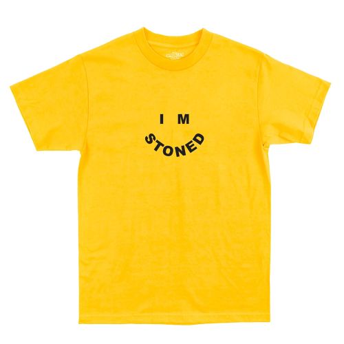 I'm Stoned T-Shirt by The Smoker's Club - Yellow 