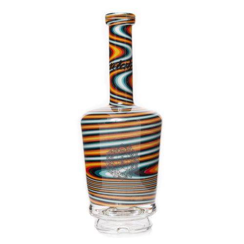 Fire Custom Henny Bottle Peak Glass by Idab Glass