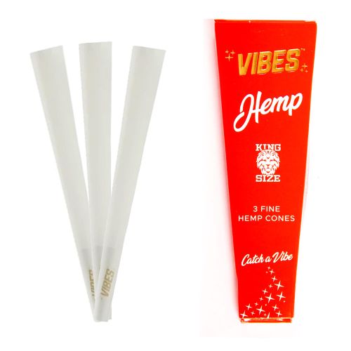 VIBES Cones Coffin Pack Hemp King Size