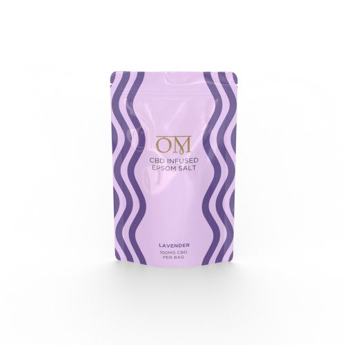 Lavender Epsom Bath Salts CBD Om Wellness