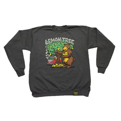 Lemon Bear Crewneck - Grey by Lemon Life SC