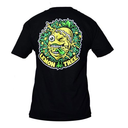 The Lemon Dripping Tree T-Shirt - Black by Lemon Life SC