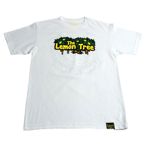 The Lemon Tree Dripping Tree T-Shirt - White by Lemon Life SC 