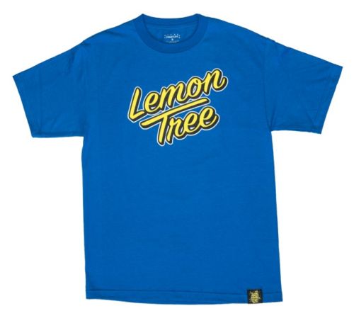 Lemon Tree Sunset T-Shirt by Lemon Life SC - Blue