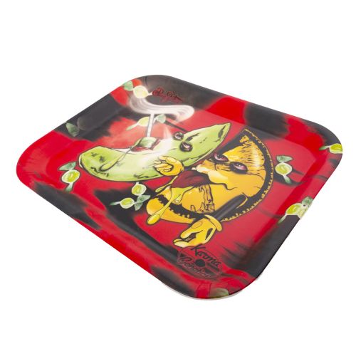 Karma Genetics Melon Tini Biodegradable Rolling Tray by PureSativa 