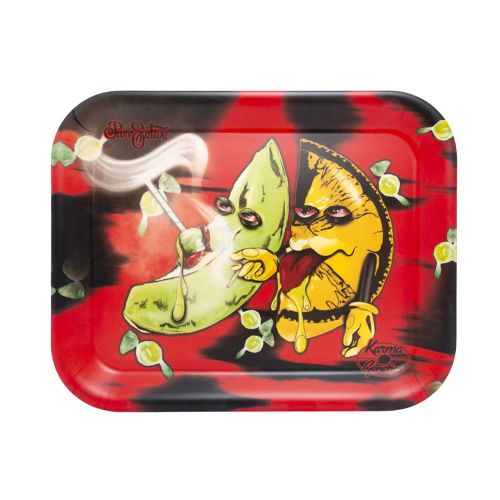 Karma Genetics Melon Tini Biodegradable Rolling Tray by PureSativa 