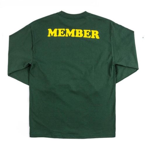 Member Long Sleeve T-Shirt by The Smoker's Club - Green