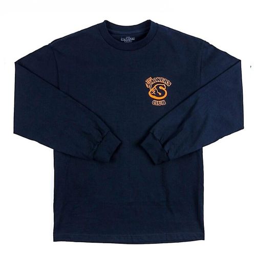 Member Long Sleeve T-Shirt by The Smoker's Club - Navy