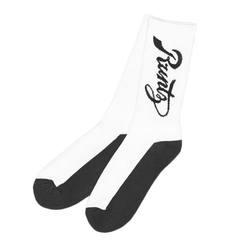 Runtz Premium Crew Socks - White & Black