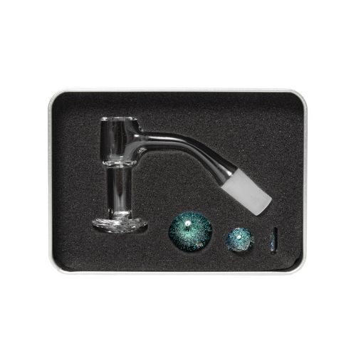 Mini Blender Quartz Banger with Slurper Set by Privileged Lungs 