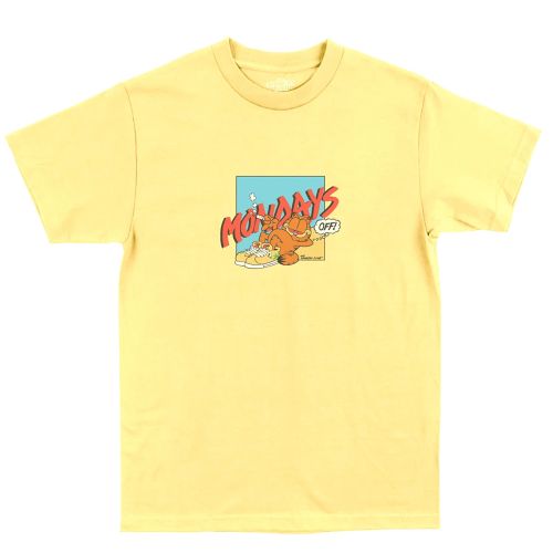 Mondays Off T-Shirt by The Smoker's Club - Banana Yellow