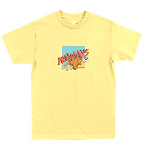 Mondays Off T-Shirt by The Smoker's Club - Banana Yellow