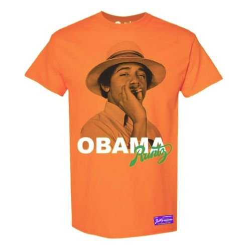 Obama T-Shirt By Runtz - Orange