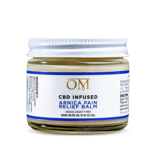 CBD Arnica Pain Relief Balm by OM Wellness CBD