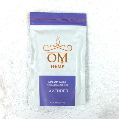 Lavender Epsom Bath Salts with Activated CBD from Om Wellness