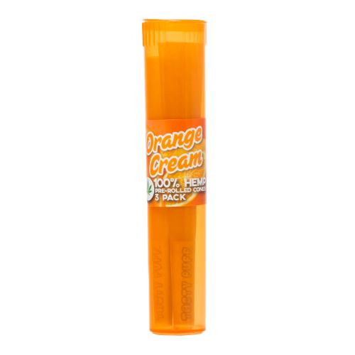 Orange Cream Flavoured Pre-Rolled Cones By Tasty Puffs 